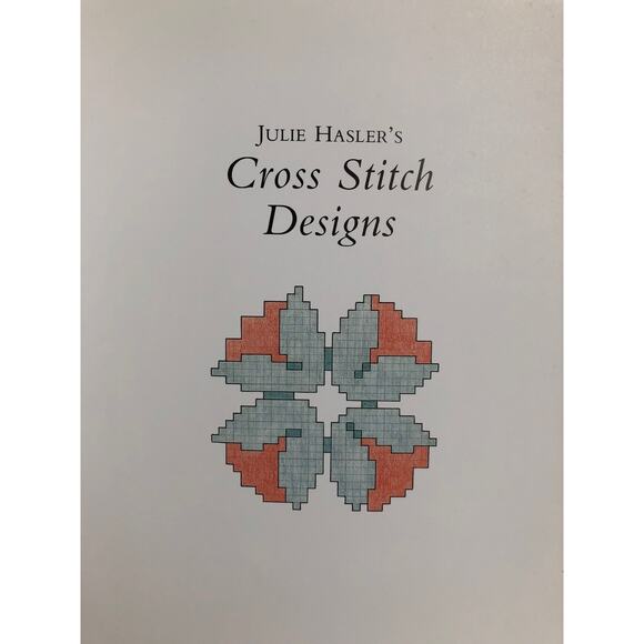 Vtg 1994 Julie Hasler’s Cross Stitch Designs Book of Borders Motifs Samplers - Picture 4 of 9